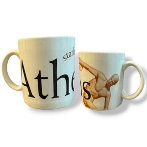 Starbucks 2002 Athens City Discobolus Mug Cup Collectors Series
